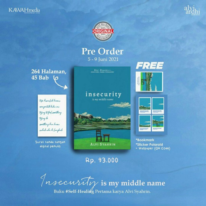 

MUST HAVE!! INSECURITY IS MY MIDDLE NAME TERLARIS