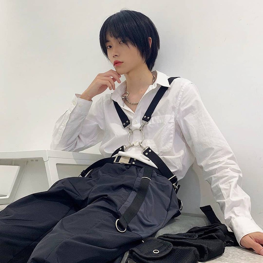 VERDAMT HARNESS® by DECODEID Strap Harness Belt Aksesoris Sabuk Harness Gaya Streetwear Korea Hallow