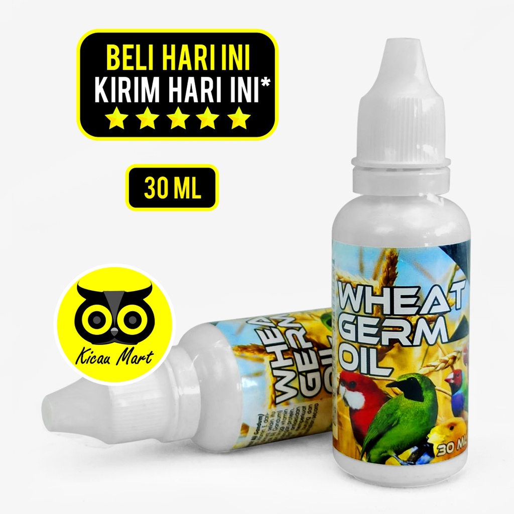 VITAMIN TERNAK BREEDING IMPORT WHEAT WHITE GERM OIL 30 ML UNIQUE OBAT LOVEBIRD MURAI KENARI WGOUNIQ