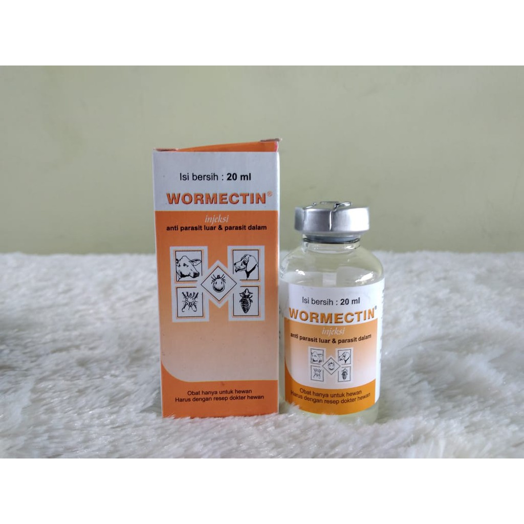 wormectin 20 ml obat cacing sapi, kambing, domba injeksi