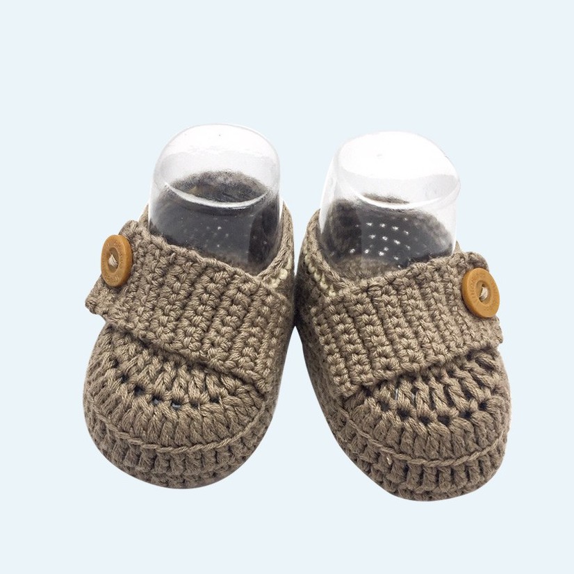 Bamboo And Bub Handmade Knit Shoes -  Sepatu Rajut Anak Bayi Knitted Newborn Socks Kaos Kaki Baby