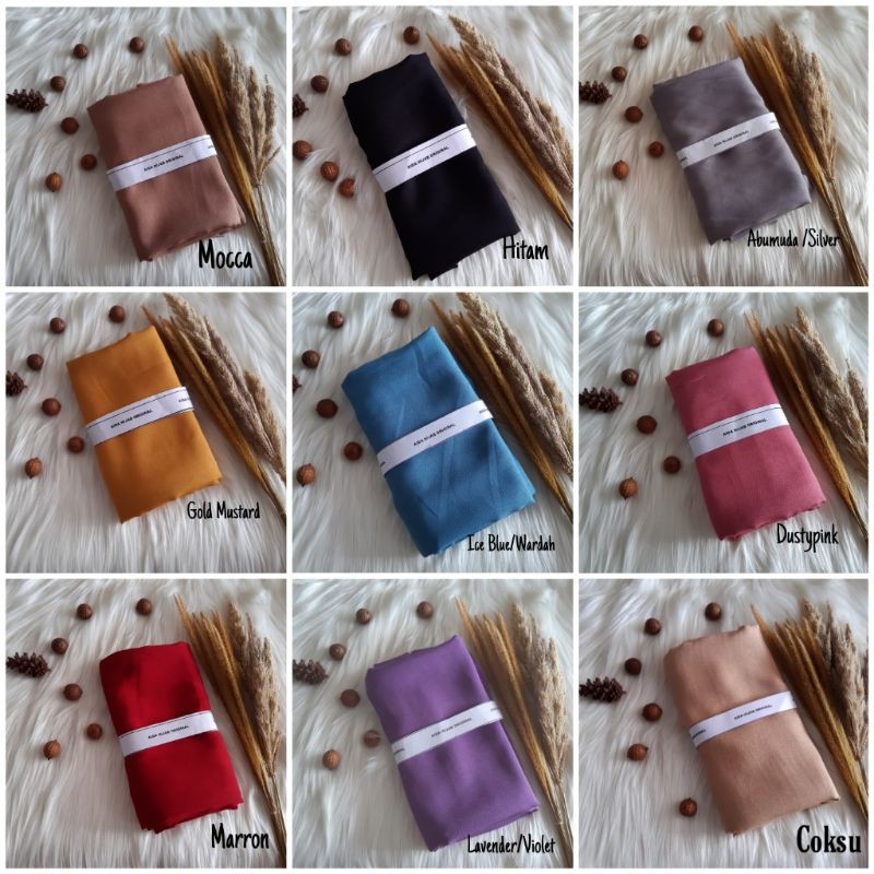 (1KG = 4PCS) PASTAN MALA SYARI FREE CADAR 2LAYER TANPA JAHIT BAWAH MATA-7