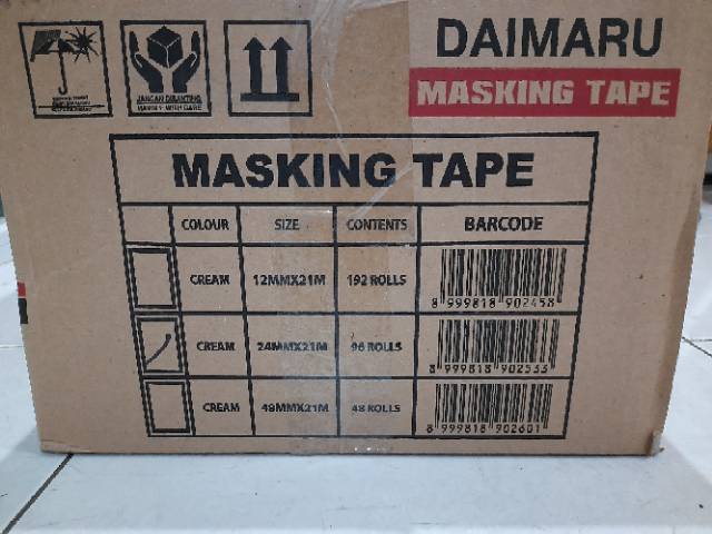 

HJK Lakban kertas 1 dus (24 mm x 21 M)