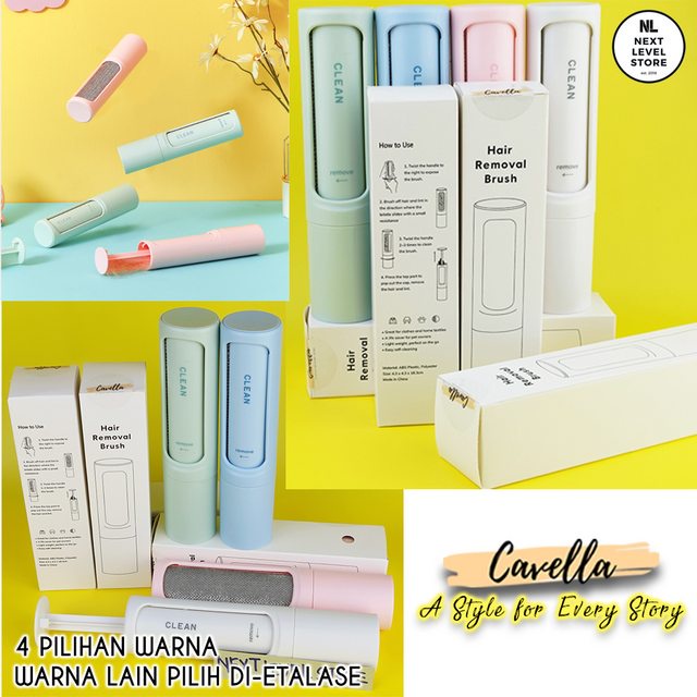 Pet Hair Removal Brush Lint Roll Pembersih Bulu Hewan Pets - PUTIH