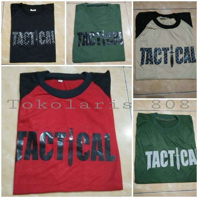 Kaos tactical lengan pendek