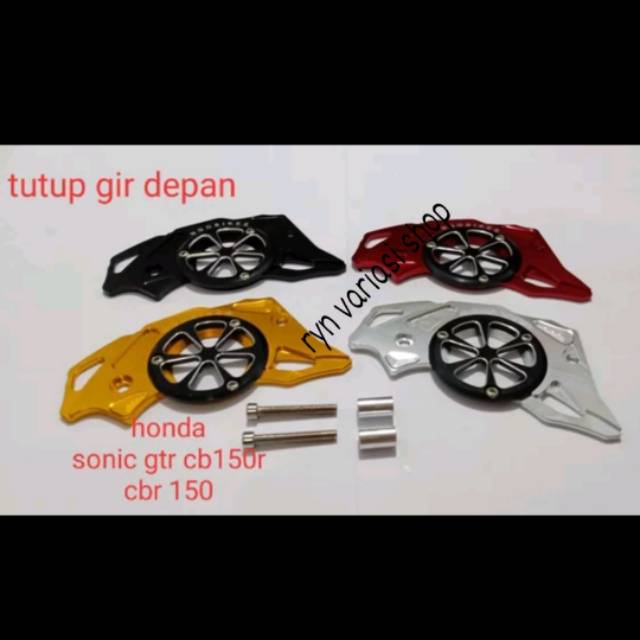 Cover gir Tutup Gear Depan Cnc Warna Cb150 R Gtr Sonic Cbr 150 New Facelift cover tutup mesin gear d