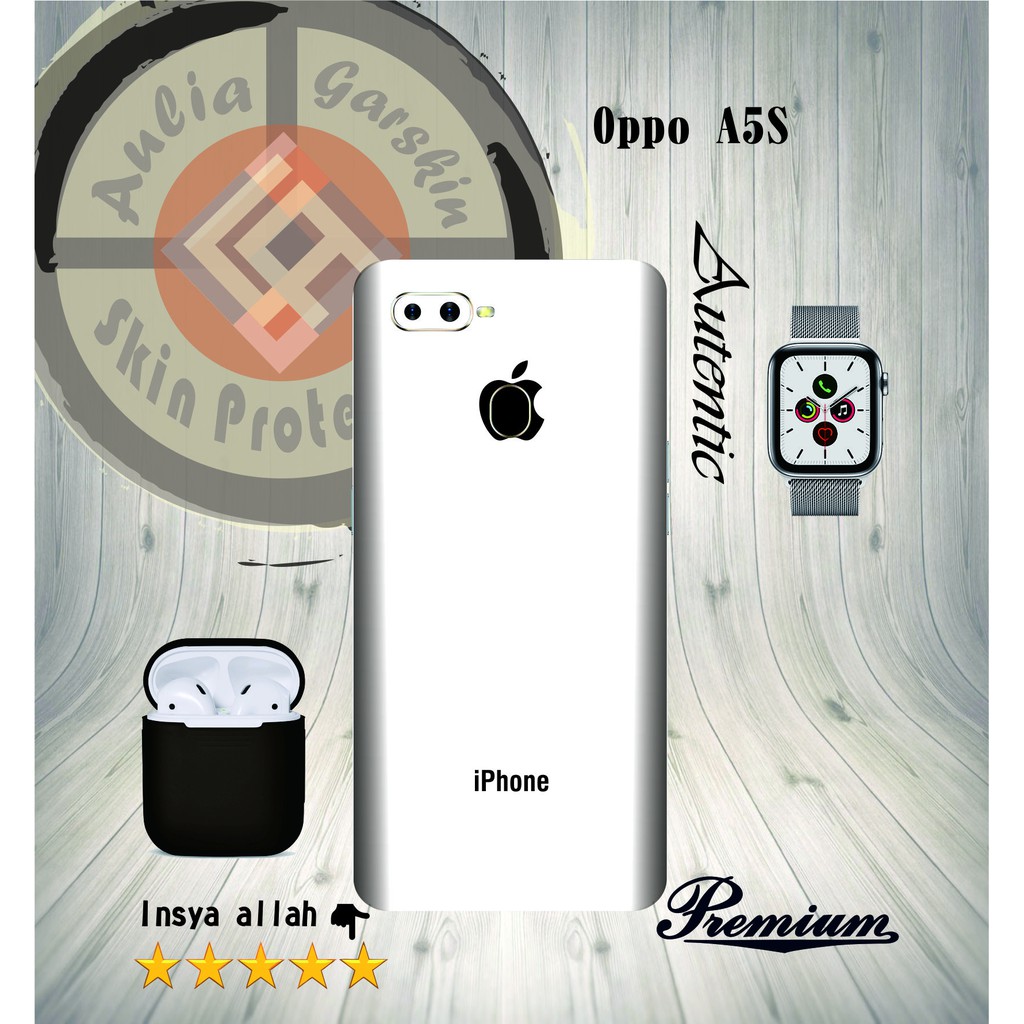 Garskin Oppo A5s Motif Iphone - Free Custom Motif Via Chat