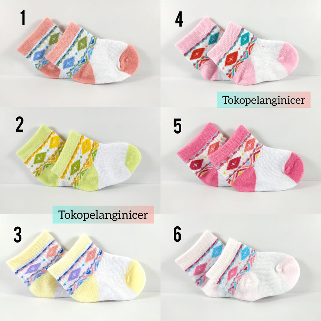 Kaos kaki Bayi 0-12 Premium Model Summer Tokopelanginicer