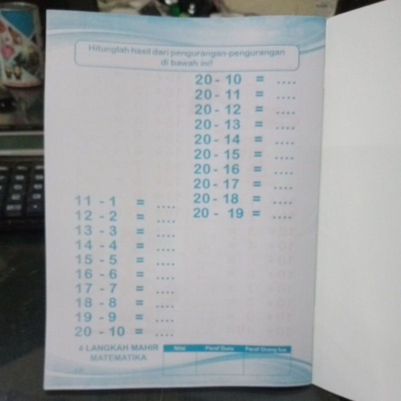 Buku 4 Langkah Mahir Matematika (21×29cm)