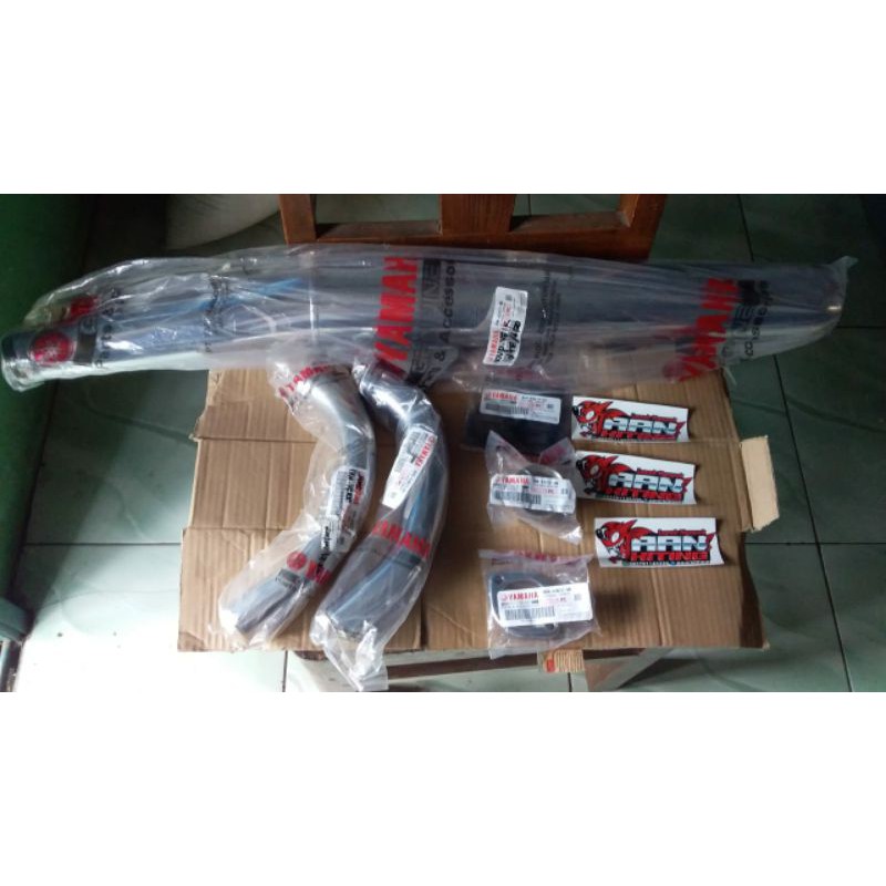 Knalpot rx king Original Bobok samping full set