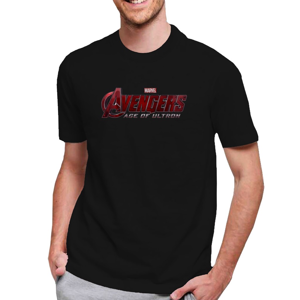 Baju Kaos Pria T-Shirt AVENGERS Baju Kaos Pria / Wanita Bahan Catton 100%