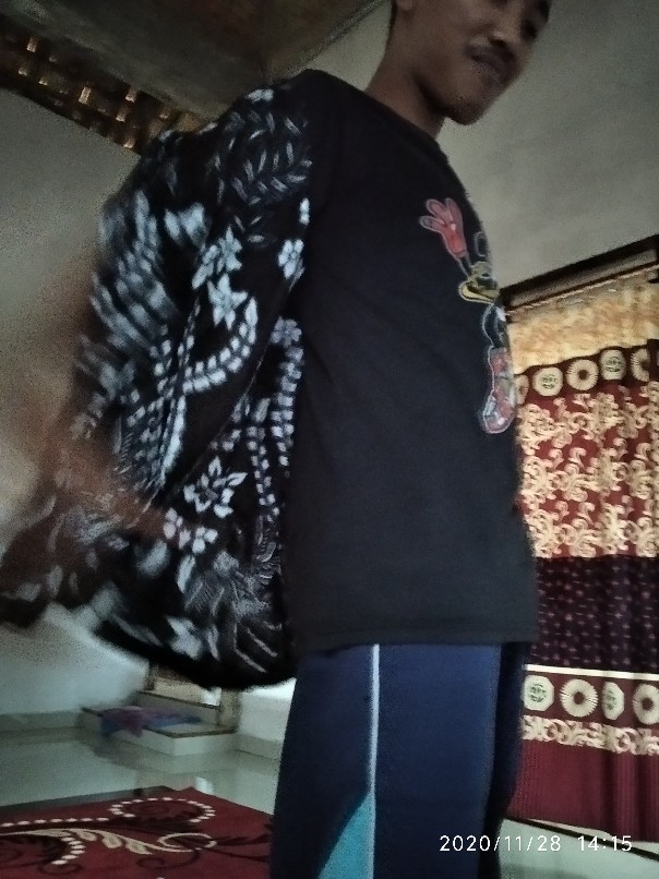 Bswart Batik Hrb026 Kenongo Hem Pendek Padi Pekalongan M L Xl Batik Pria Murah Modern