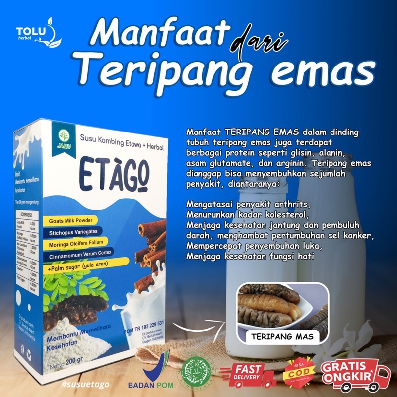 

ETAGO SUSU KAMBING ETAWA + HERBAL // SUSU KAYA MANFAAT // ORIGINAL