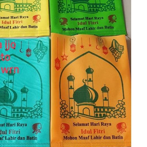 

☂ Lusinan Goodie Bag Handle edisi Idul Fitri uk 30x40x8 & 38x45x9 / spunbond lebaran ☁
