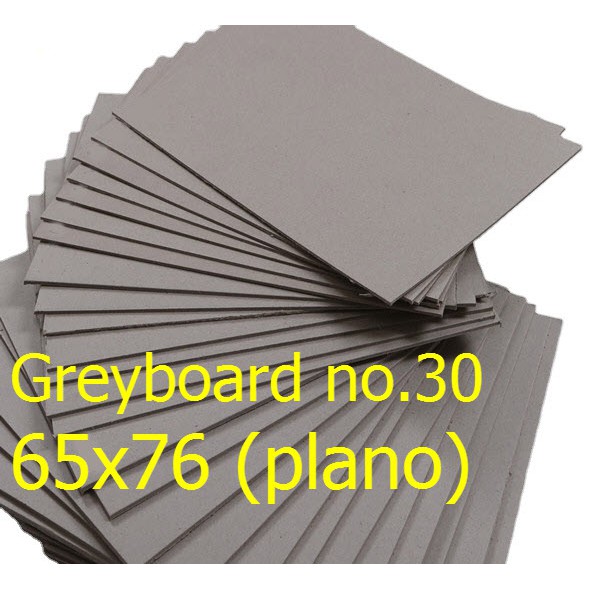 

Greyboard no.30 / bot karton hard board - 65x76 (plano)