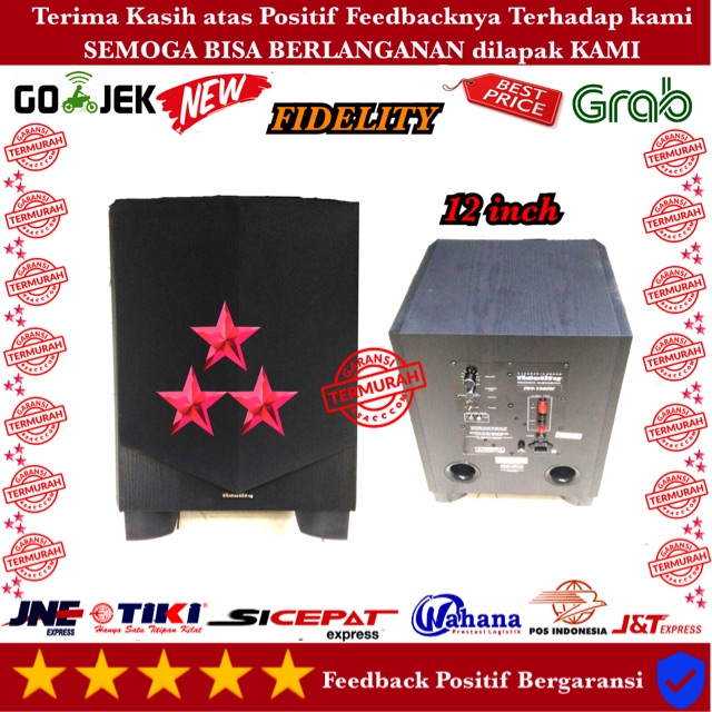 SPEAKER SUBWOOFER AKTIF FIDELITY 12 INCH ORIGINAL