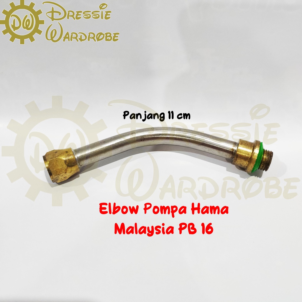Sambungan Elbow Stik Pipa Nozzle Drat Pompa Hama Malaysia PB 16