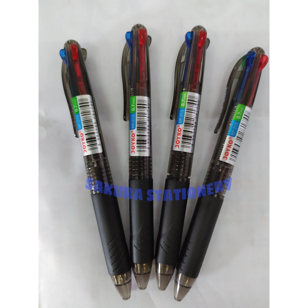 

Pulpen Joyko Quaco 4 Warna 0,7mm