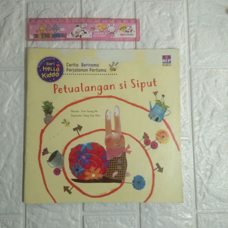 Buku anak preloved second bekas Seri Hello Kiddo untuk PAUD Cerita Berirama Perjalanan Pertama PETUA