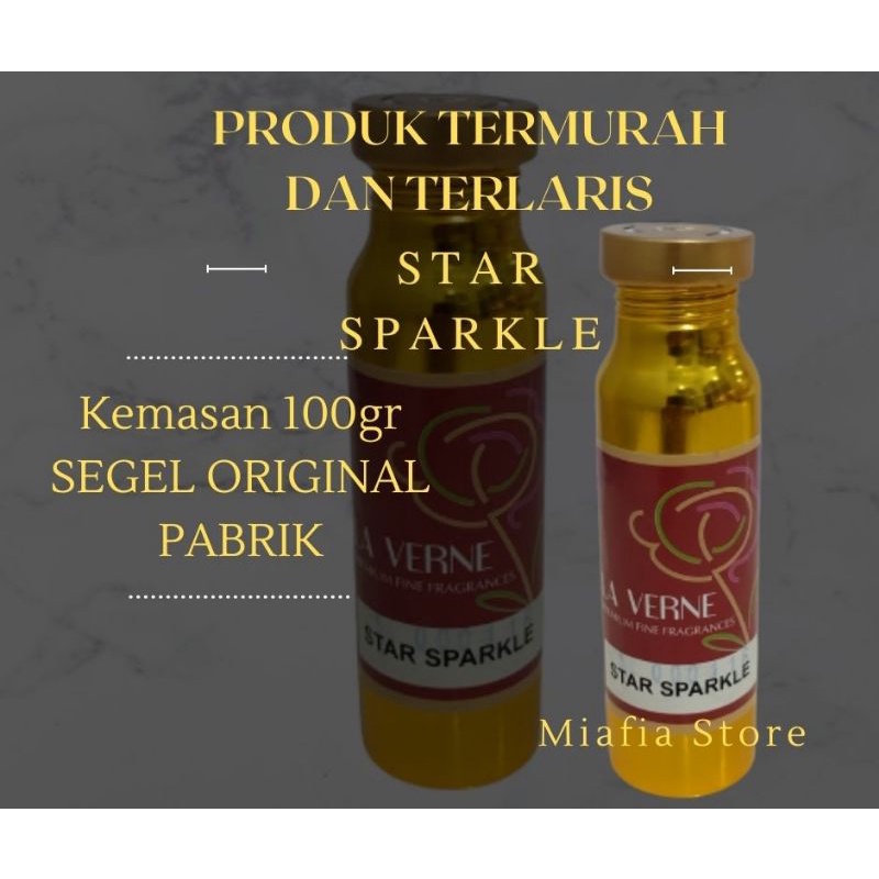 BIBIT / BIANG MINYAK WANGI (PARFUM) STAR SPARKLE/ ESCADA MOON SPARKLE 100 Gr SEGEL ORIGINAL PABRIK