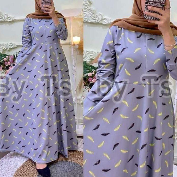 Gamis Payung Abstrak | Polos | Gamis Voxy Polos Mayung| Gamis Mayung Premium | Longdress Voxy | Gami