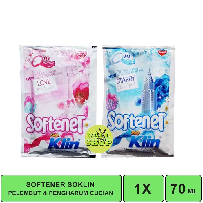 VSHOP. SOFTENER SOKLIN 70 ML SACHET