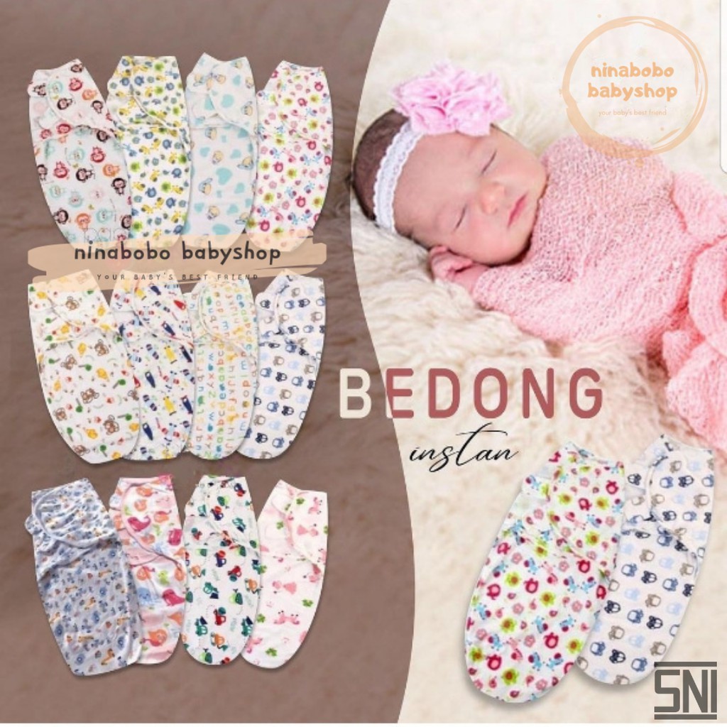 Bedong bayi instan swaddle me / bedong swaddle me