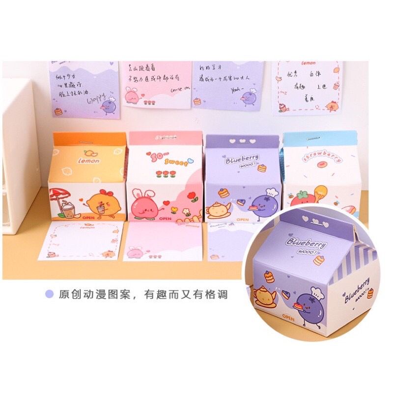 

YSB - NOTEPAD PORTABLE / NOTEPAD UNIK / NOTEPAD FRUIT MILK BOX