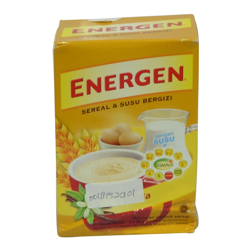 

Energen Cereal Vanila Ktk 5S 30Gr
