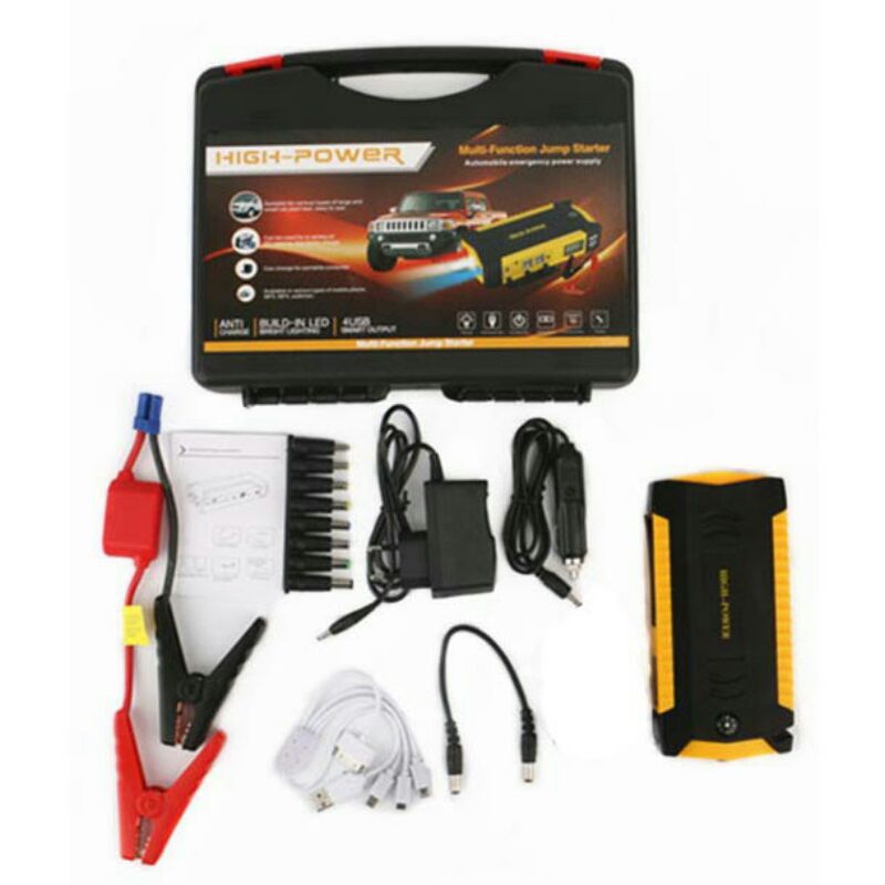 Power Bank 69800mAh Car Jump Starter 12V 4Port USB &amp; Senter TaffWare TM19B