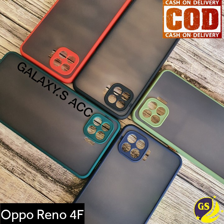 Oppo A33 A53 A52 A92 Reno 5F 5 4 4f Pro 3 Pro 2f Soft Case Dove Matte Colored Frosted Transparan