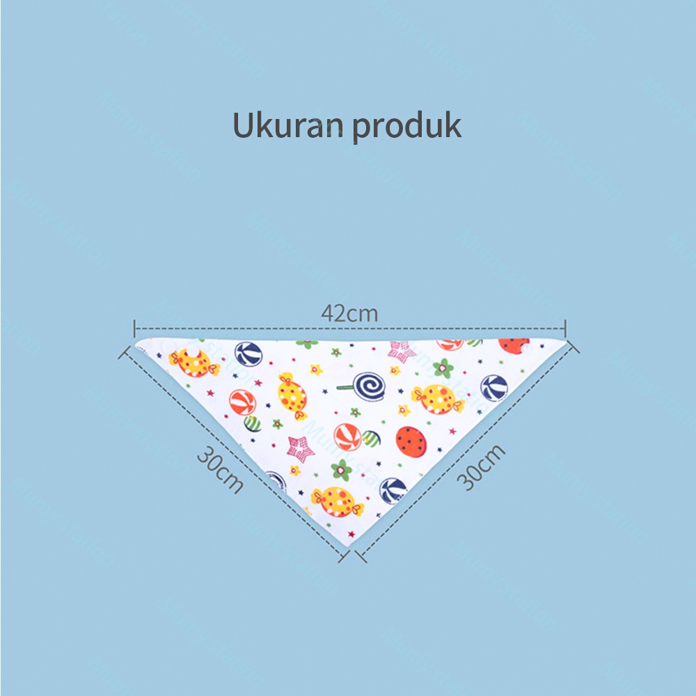 Celemek Bayi Segitiga / Slabber Segitiga bayi/ bibs Bayi