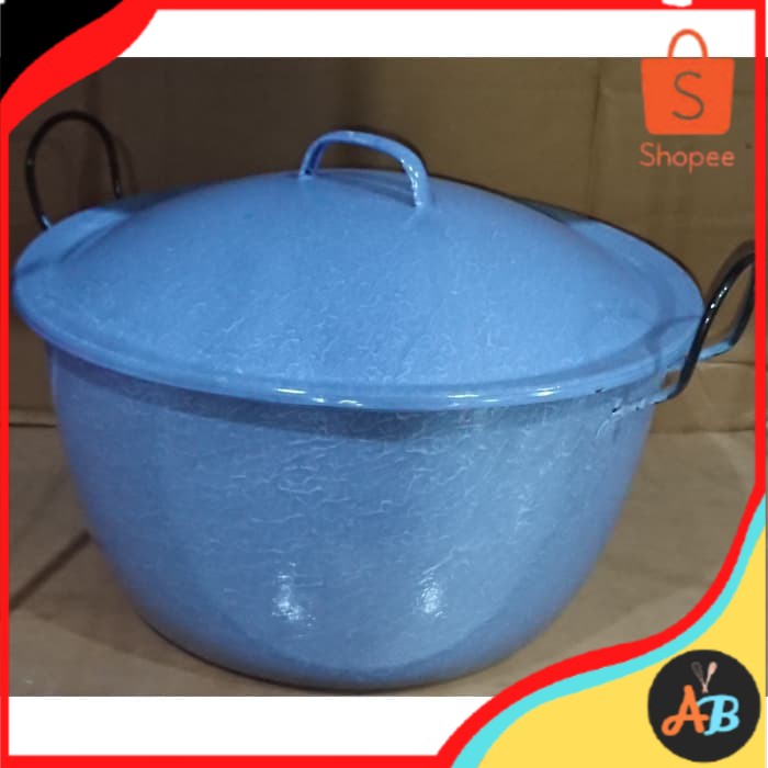 Panci kuali cecek kupang  Masak kupang cecek HM 45 Blirik Batik Timbangan Kedaung Antik Klasik Jadul