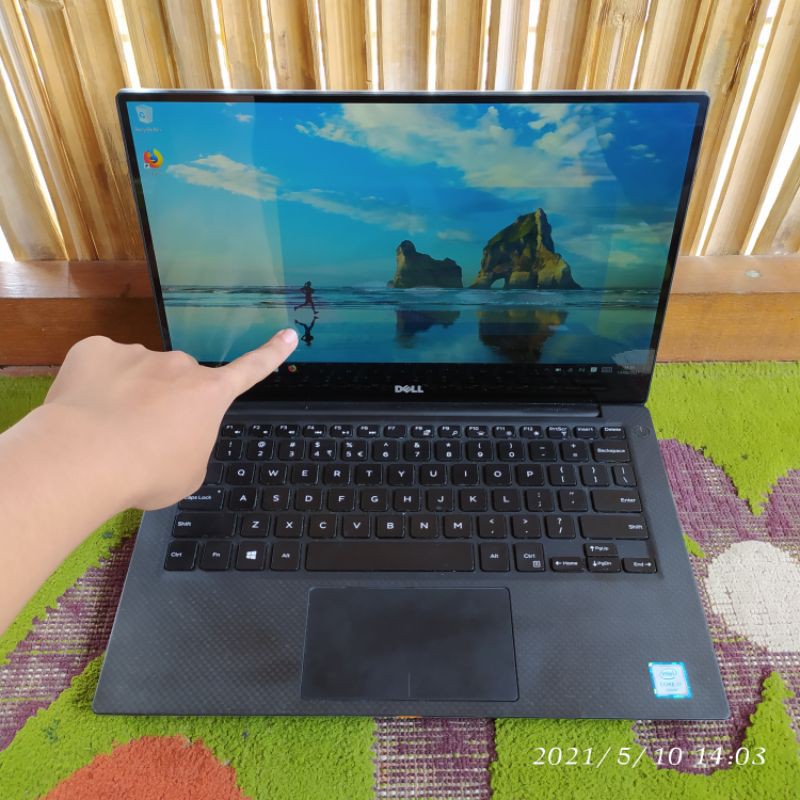 laptop dell slim core i7 ram 8gb ssd256gb