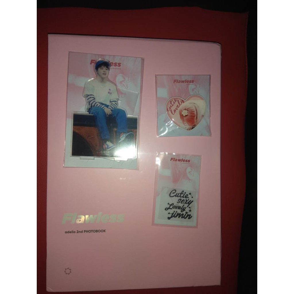 [READY STOCK] SHARING BTS JIMIN PHOTOBOOK FLAWLESS DARI FANSITE ADELIO