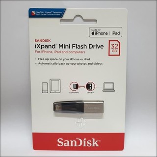 SANDISK IXPAND MINI FLASH DRIVE FOR IPHONE AND IPAD 32GB