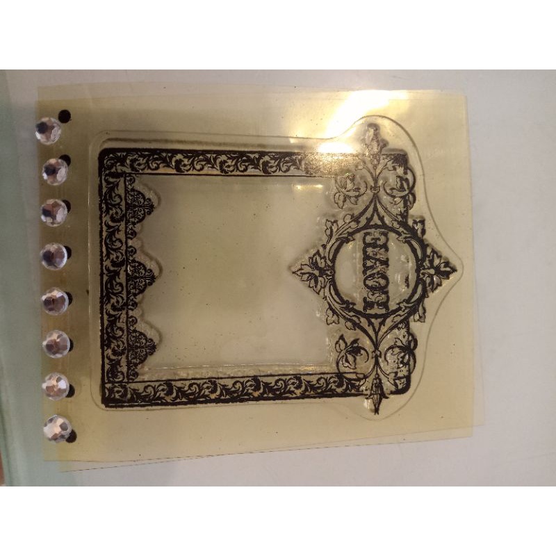 

Preloved scrapbook stamp