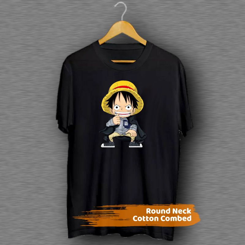 LUTFY ONE PIECE / KAOS UNISEX / KAOS DISTRO / KAOS ONE PIECE