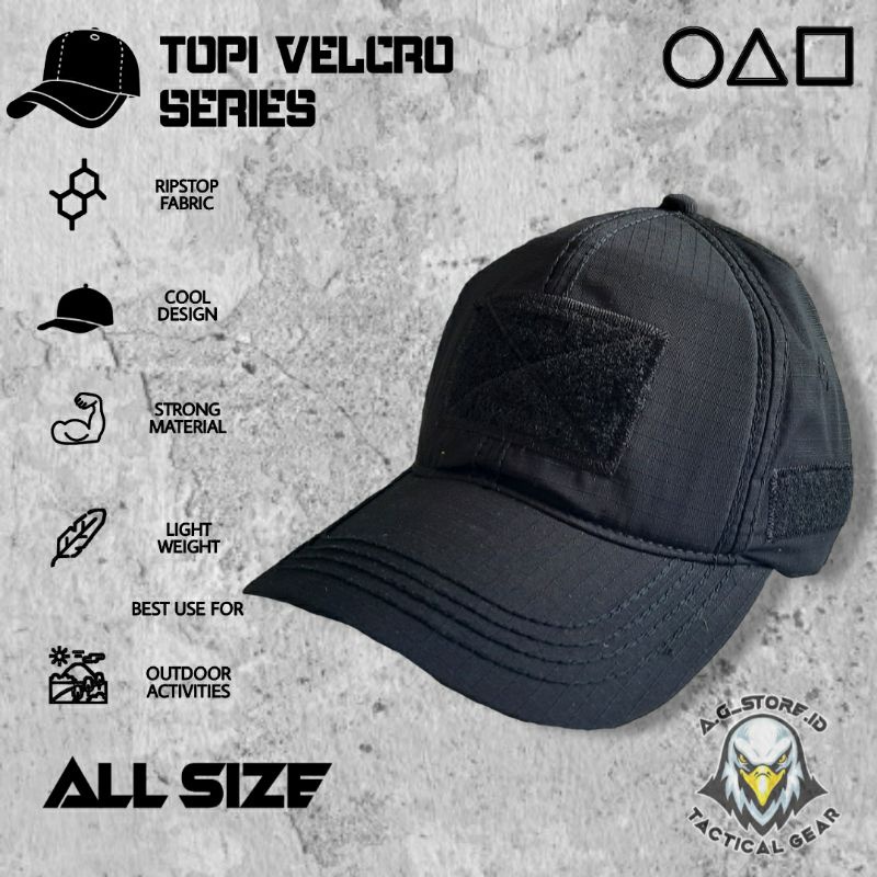 Topi Tactical - Topi Tactikal - Topi Velcro - Topi Army - Topi Baseball