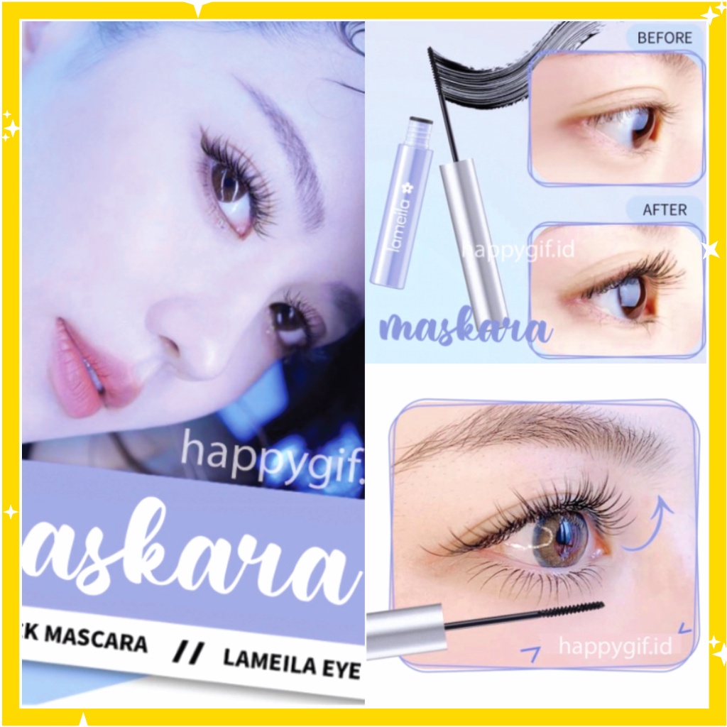 LAMEILA Maskara Lilac 360 Natural Waterproof Mascara Lentik LA164 734