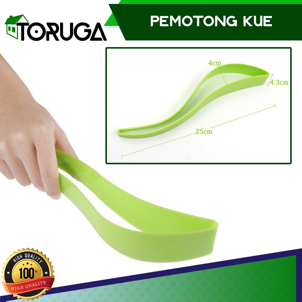 Alat Pemotong Kue Tart Bolu Ulang Tahun Cepat Praktis Cake Slicer Pisau Kue Cake Knife