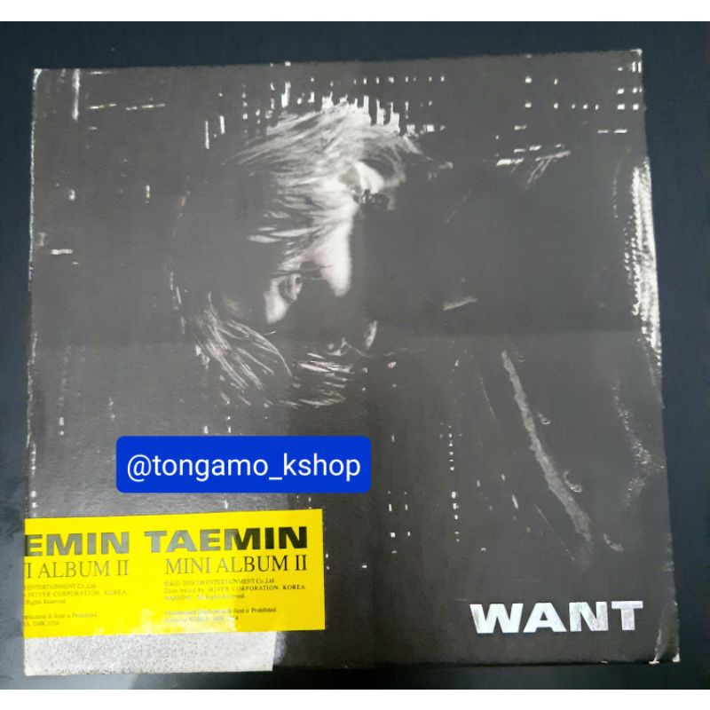 BOOKED Album Taemin SHINee (WANT)