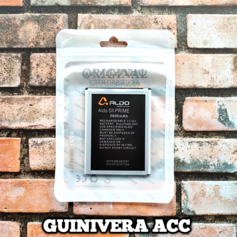 BATRE BATERAI ALDO S11 PRIME / BATTERY / ALDO SII PRIME / BATRE ALDO S11 PRIME ( PERSAMAAN ALDO AS5 