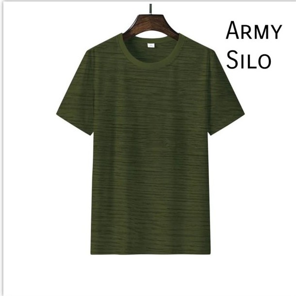 Kaospolos - Kaos polos pria Silo Dry Fit berkualitas lengan pendek atasan baju seragam olahraga