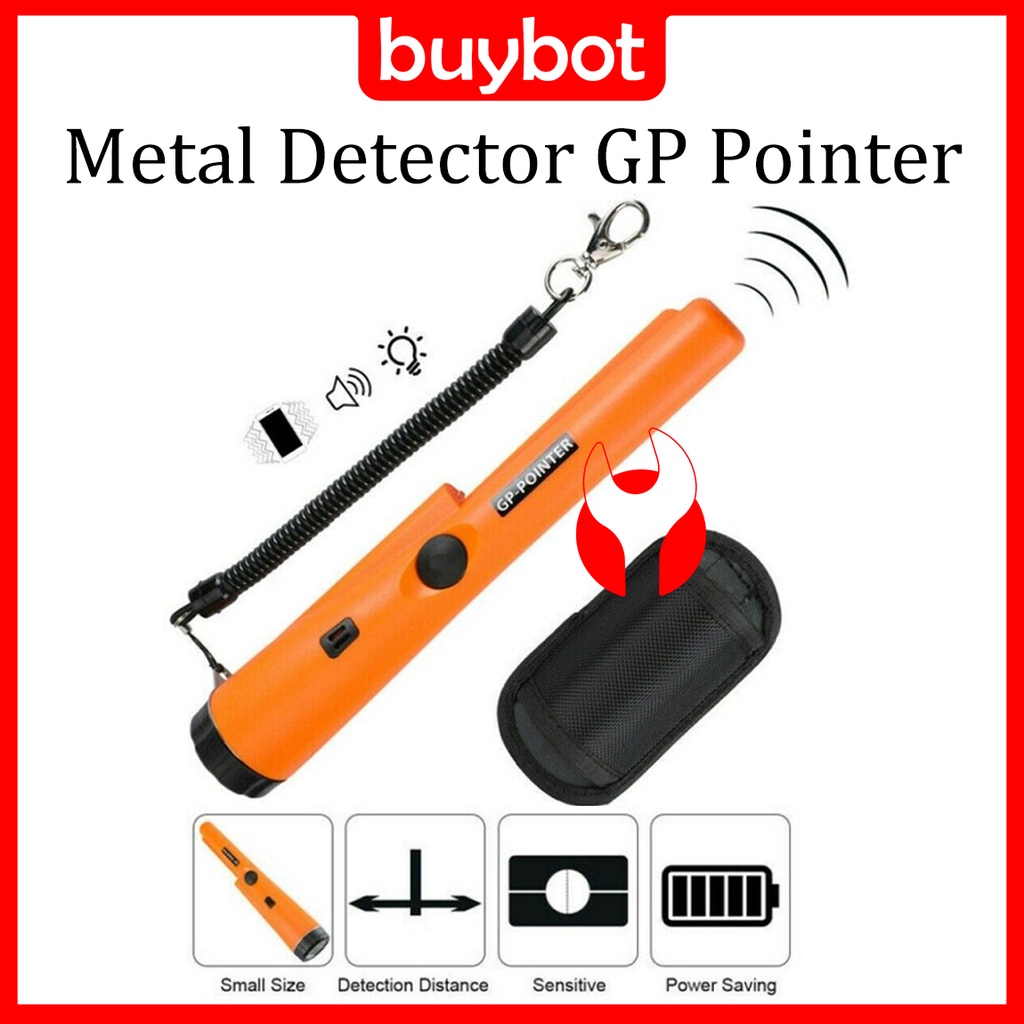 Metal Detector GP Pointer buybot / Underground Pinpointing / Alat Deteksi Logam Metal Emas Perak Tahan Air