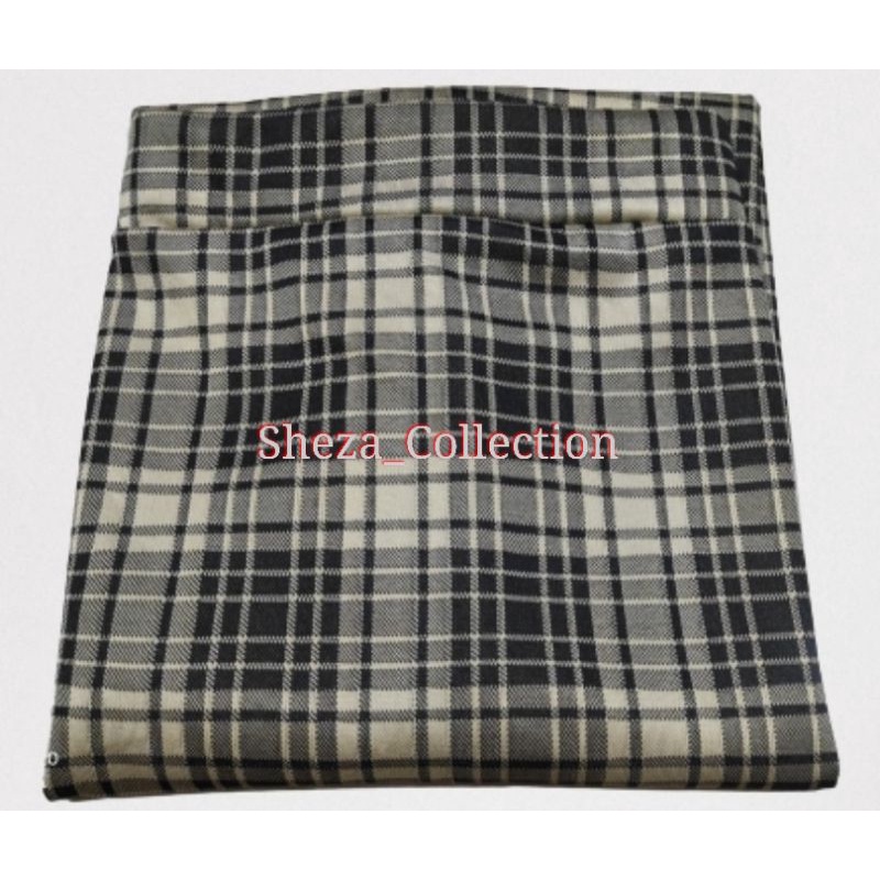 ROK SPAN JUMBO MOTIF KOTAK-KOTAK TERACOTTA / ROK SPAN JUMBO MOTIF