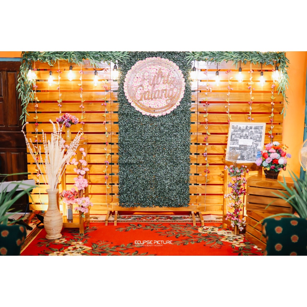 Dekorasi Backdrop Lamaran dan Akad