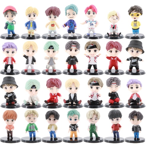 Action figure Bts Lucu Untuk Dekorasi Mobil