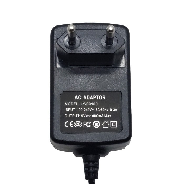 Adaptor Mesin Absensi 9V-1.0A Built-in EMI, CE Sertifikasi