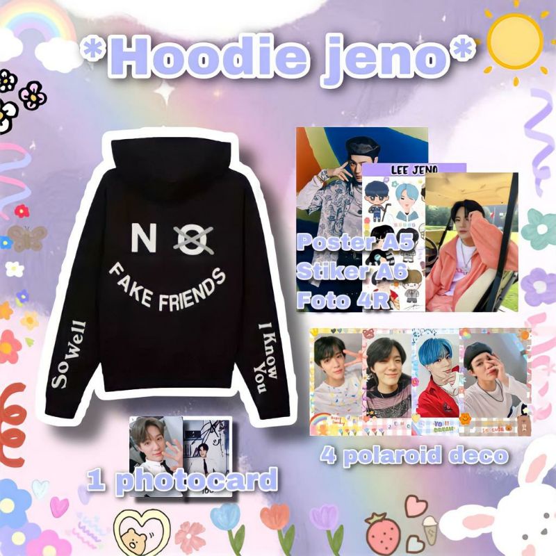 Hoodie NCT Hoodie jeno/Hoodie No Fake Friends/Hoodie NCT
